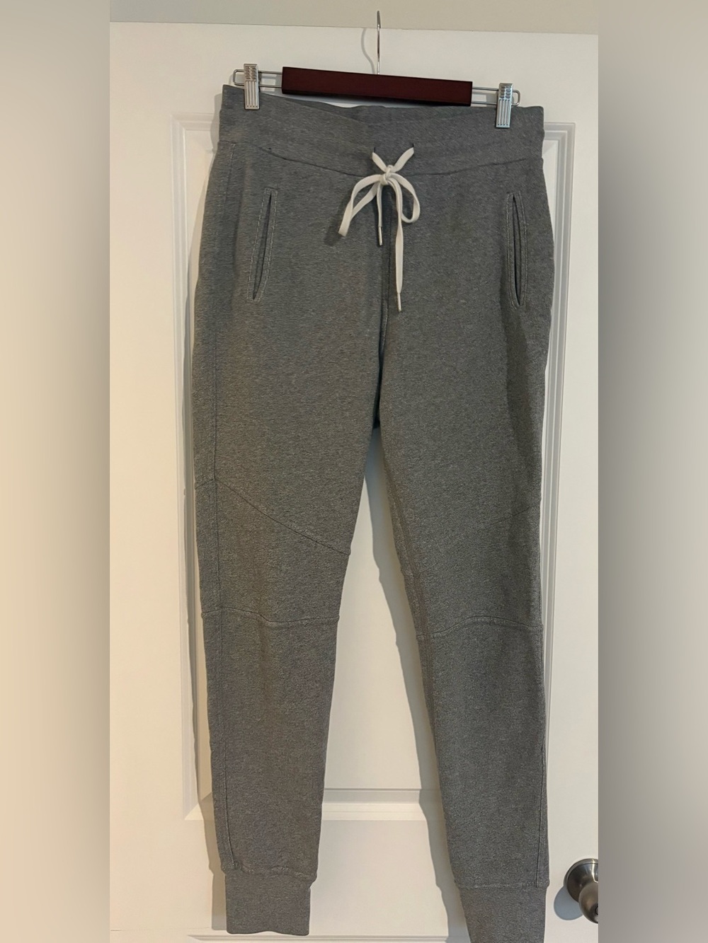 Men’s John Elliott Heather Gray Tapered Drawstring Joggers XXL Brand runs small